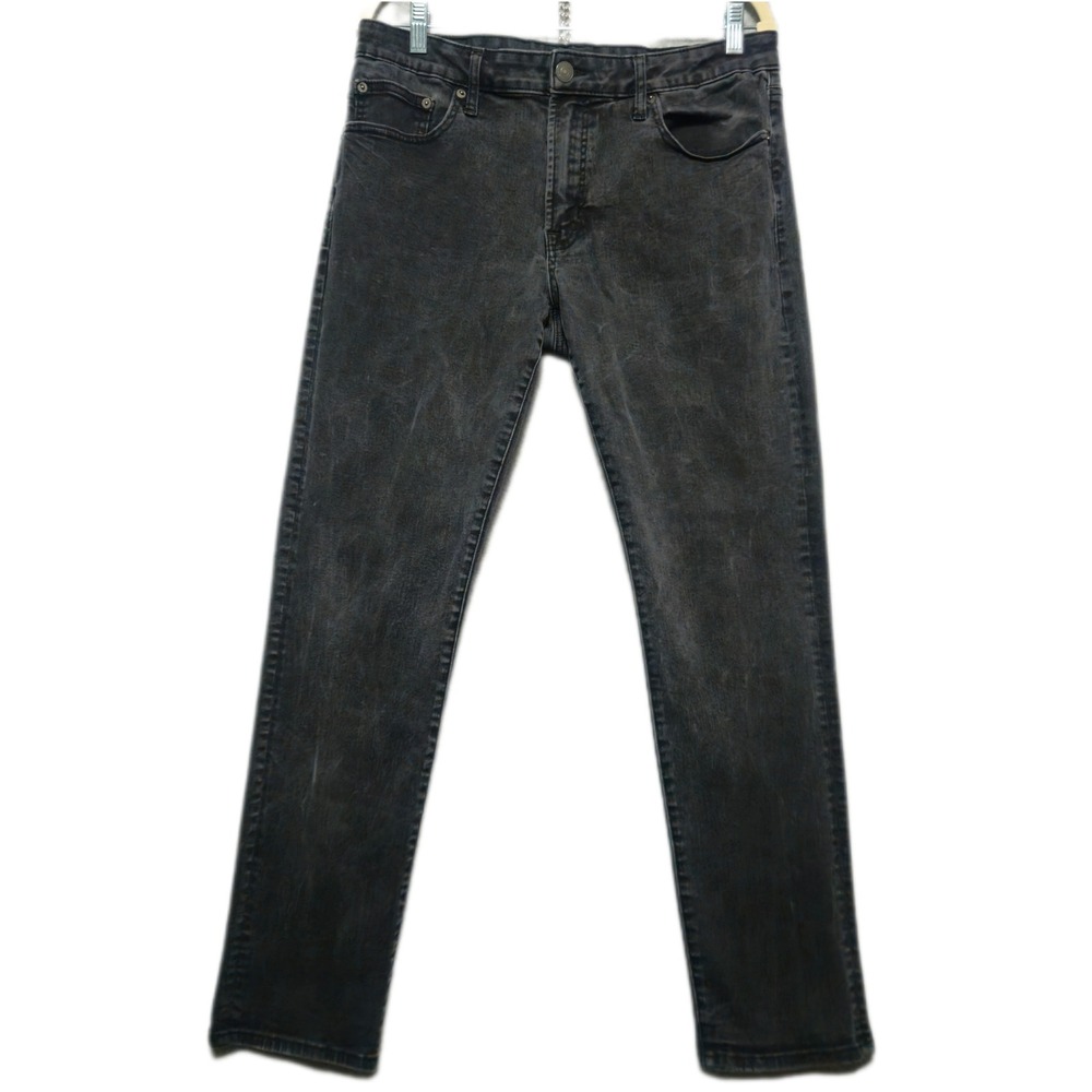 7 For All Mankind Straight Leg Jeans Charcoal Wash Womens Size‎ 27 Relaxed Fit